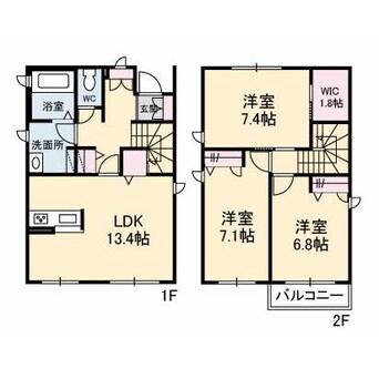 間取図 フォレナ　