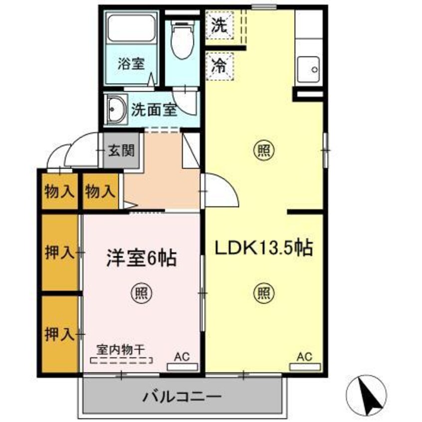 間取図 ルミエールみなみ