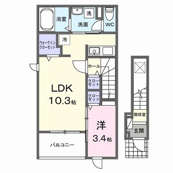 間取図 カーサ　ルセスB