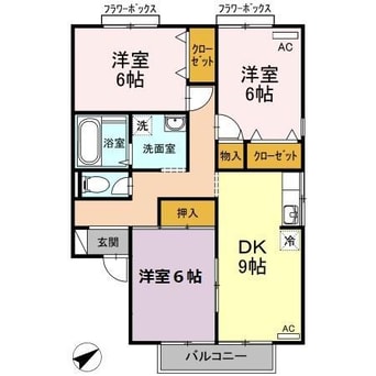 間取図 メルグランデ