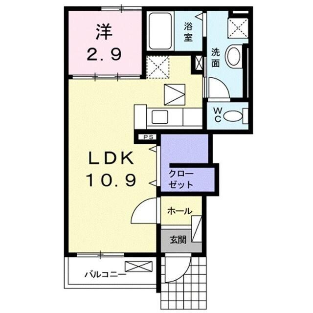 間取り図 エクセレント　ユリ