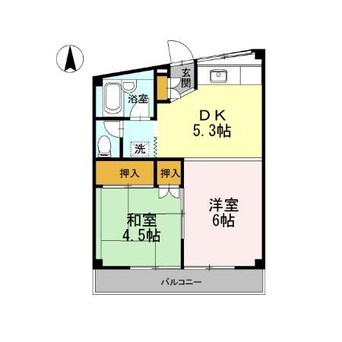 間取図 コーポ広戸
