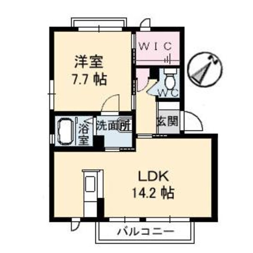 間取図 ワイズシャンポール　Ｂ棟