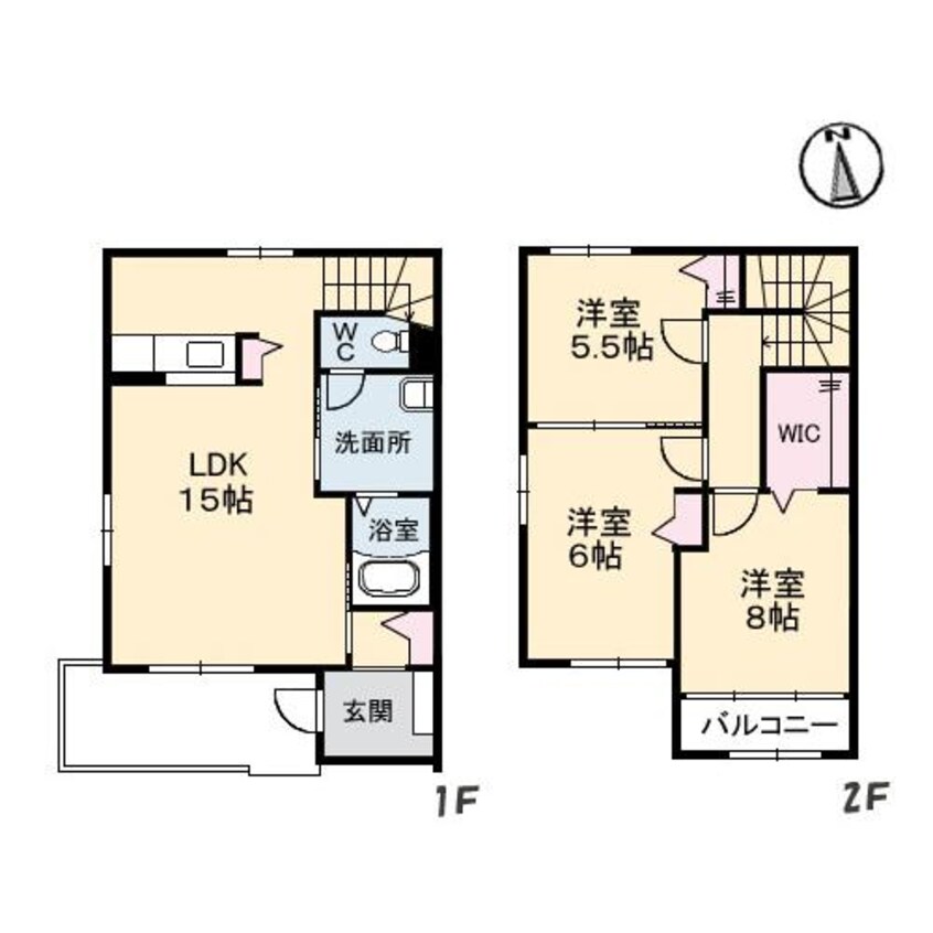間取図 クラビス　Ａ棟
