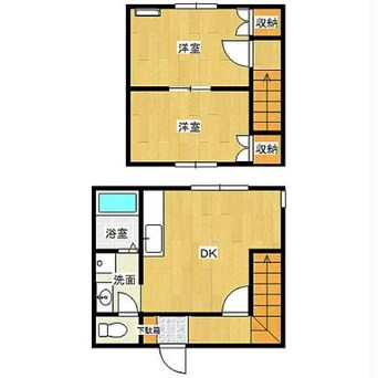 間取図 パープル