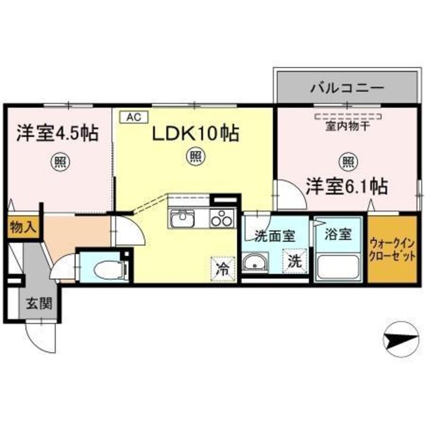 間取図 Creanjue（クレアンジュ）