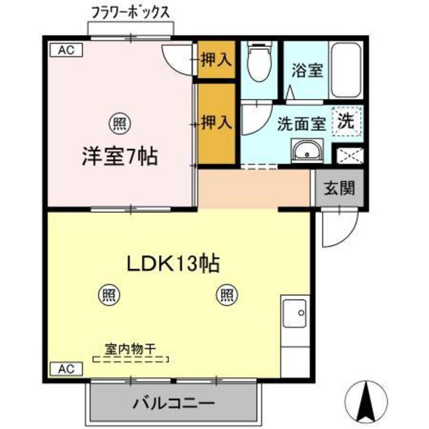 間取図 グリーンフィールド　C棟