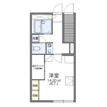 間取図 レオパレス安倍