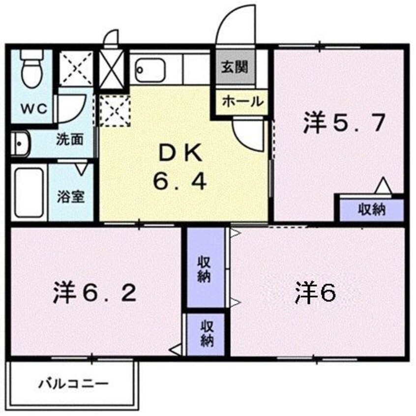 間取図 アリエス勝田