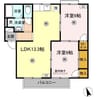セジュールサバス　C棟 2LDKの間取り