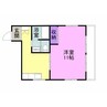 オリーブマンション 1DKの間取り