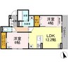 D-residence曙町5丁目 2LDKの間取り