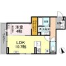 D-residence曙町5丁目 1LDKの間取り