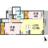 D-residence曙町5丁目 2LDKの間取り