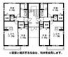SAKURA TERRACE  1st 2LDKの間取り