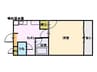 パラツイーナ光南 1DKの間取り