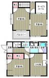 ハイツさらがい 3DK+Sの間取り