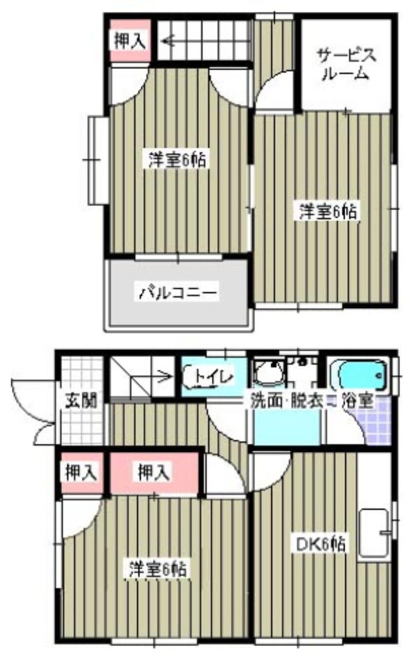 間取図 ハイツさらがい