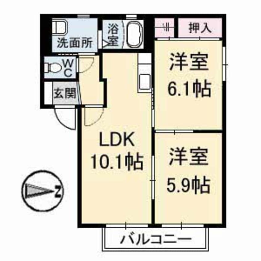 間取図 パビオン A棟