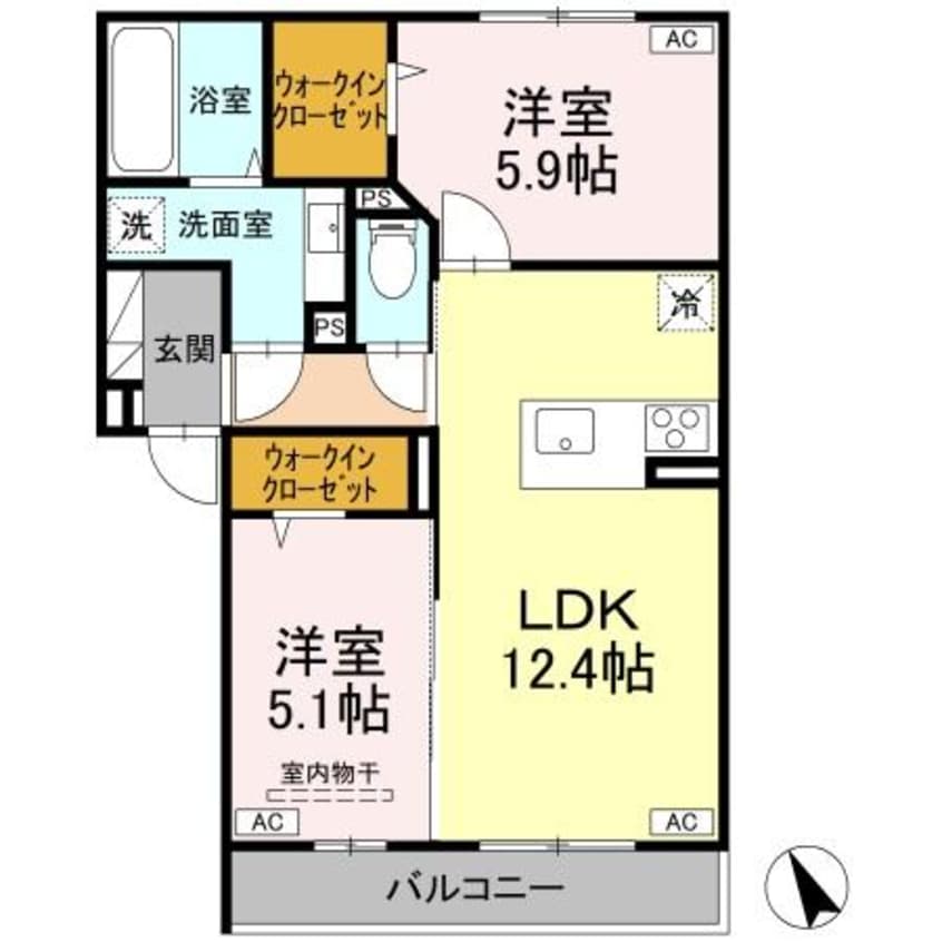間取図 D-residence東川口S
