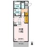 メルヴェーユ 1Rの間取り