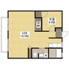 パナハイツ水越 1LDKの間取り