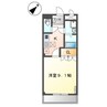 アマーレゆかり 1Kの間取り