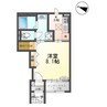 仮）スターテラスⅡ南蔵王2丁目 1Kの間取り