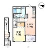 サクラローレル 1LDKの間取り