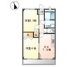 サンコートＫ 2DKの間取り