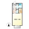 ウェル上加茂 1Kの間取り