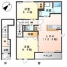 アザレア 2LDKの間取り