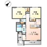 アザレア 2LDKの間取り