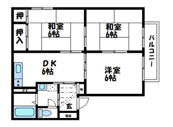間取図 フェアリーランドB棟