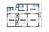 羽原マンション 3DKの間取り