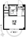 ローズマンション 1Rの間取り