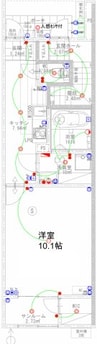メリッサ 1SKの間取り