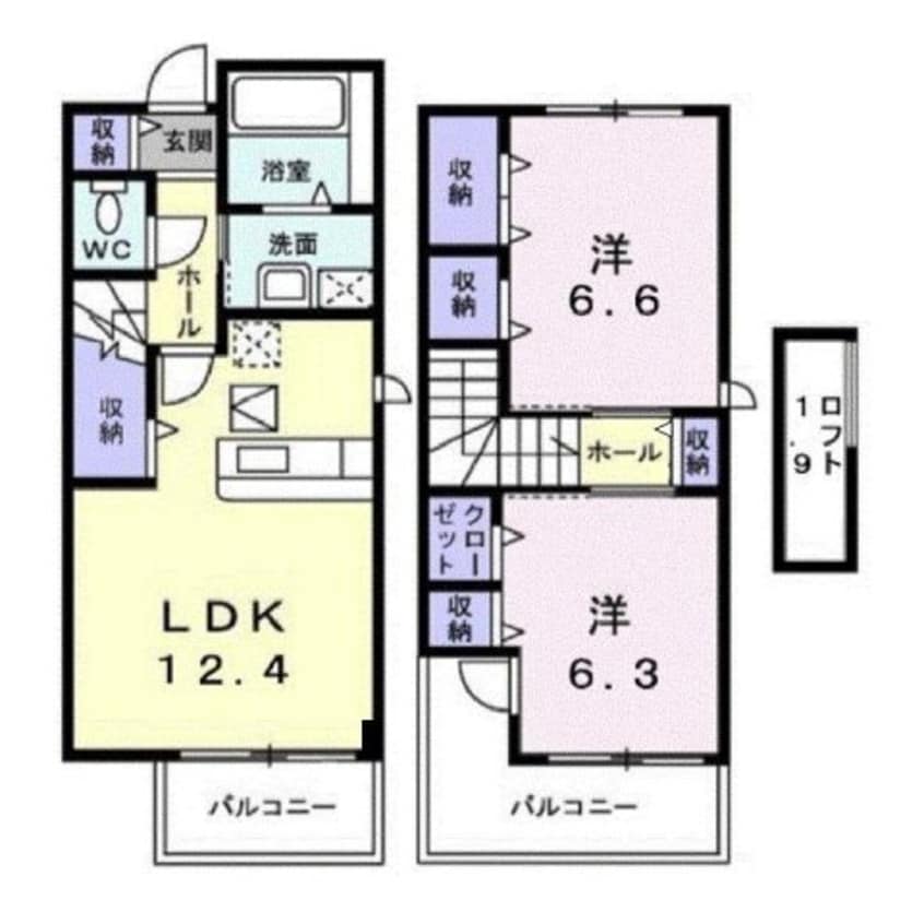 間取図 メゾンブローテ