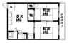 高橋マンション 2DKの間取り