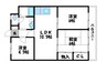 ふじマンション 3LDKの間取り