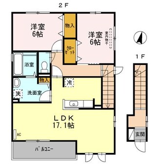 間取図 ラヴィアンローズＣ