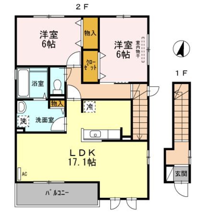 間取図 ラヴィアンローズＣ