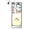 グリーンパレス 1Kの間取り