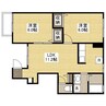 パステルK 2LDKの間取り