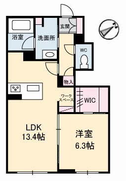 間取り図 グラン・ジュテⅢ