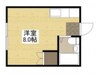 ハイツジュネス 1Rの間取り