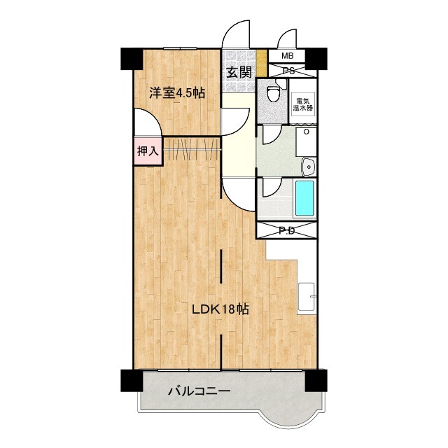 間取り図 プレジデント沖野上