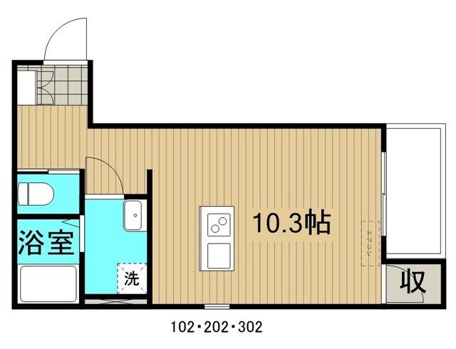 間取り図 スリーズ霞町