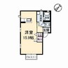 グリーンハイム 1Rの間取り