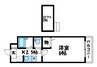 カサヴィエント南 1Kの間取り